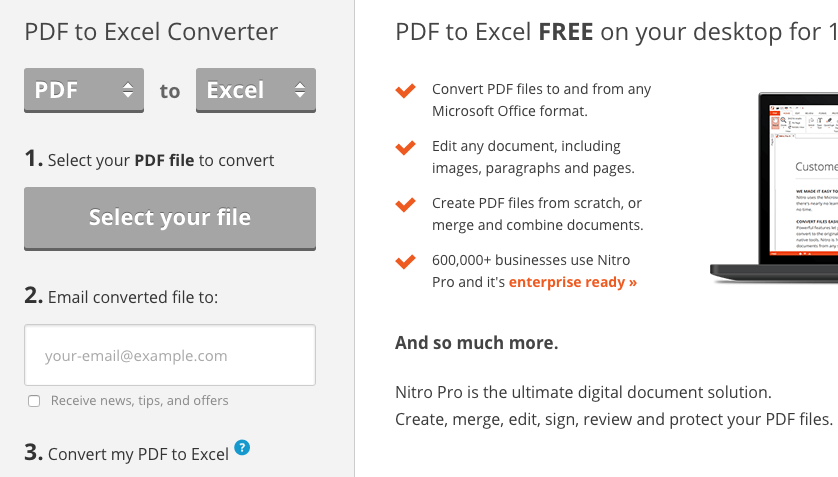 Convert pdf to excel free download for mac